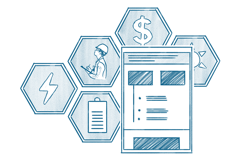 resources sketch illustration